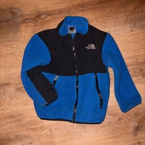 The North Face Black and Blue Fleece Jacket